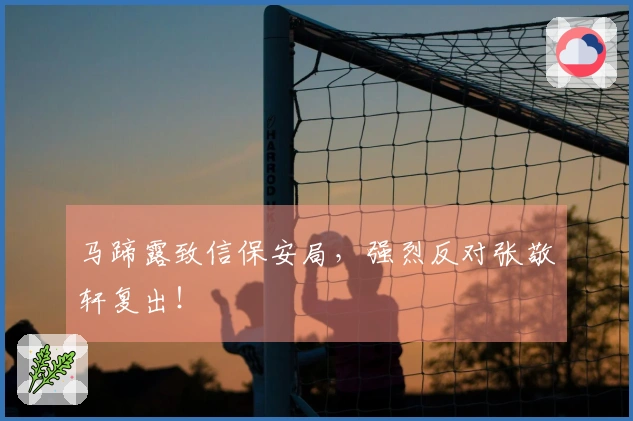 马蹄露致信保安局，强烈反对张敬轩复出！